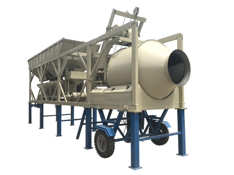 JZM Mobile Concrete Mixing Plant With Drum