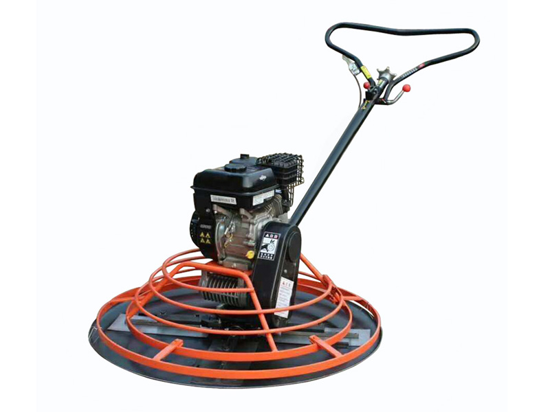 Walk behind power trowel machine